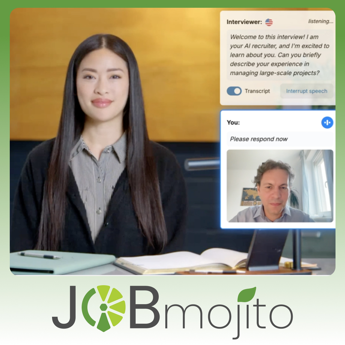 Avatar AI interviews